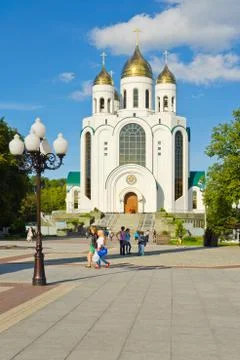 Cathedral of christ the savior. kaliningrad (until 1946 koenigsberg), russia Stock Photos