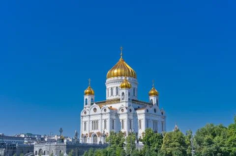 Cathedral of Christ the savior Stock Photos