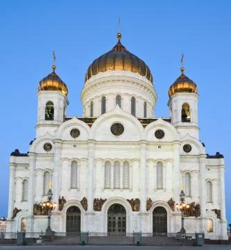 Cathedral of christ the savior Stock Photos