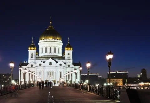 Cathedral of christ the savior Stock Photos