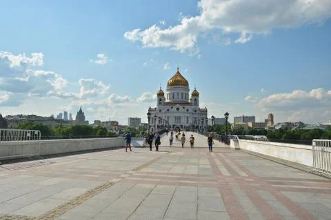 The Cathedral Of Christ The Savior. Stock Photos
