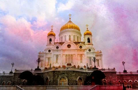 Cathedral of Christ the Savior Stock Photos