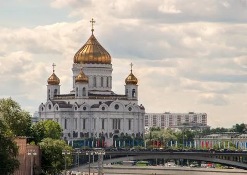 Cathedral of Christ the Savior Stock Photos