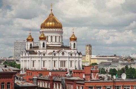 The Cathedral of Christ the Savior Stock Photos
