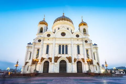 Cathedral of Christ the Savior Stock Photos