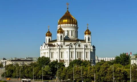 The Cathedral of Christ the Savior. Stock Photos