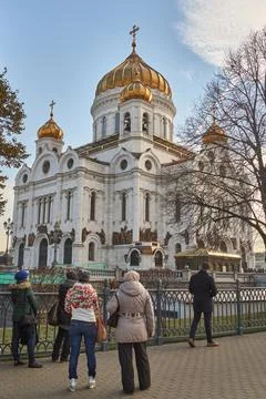The Cathedral of Christ the Savior. Stock Photos