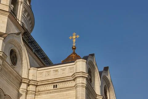 The Cathedral of Christ the Savior. Stock Photos