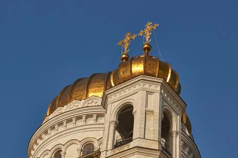 The Cathedral of Christ the Savior. Stock Photos