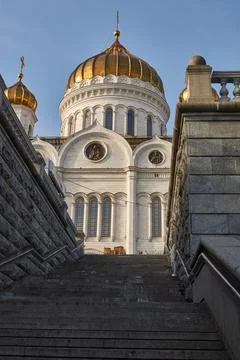 The Cathedral of Christ the Savior. Stock Photos
