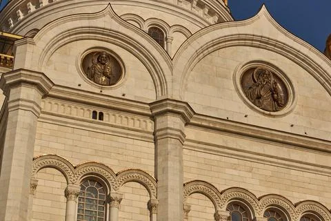 The Cathedral of Christ the Savior. Stock Photos