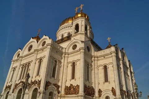 The Cathedral of Christ the Savior. Stock Photos
