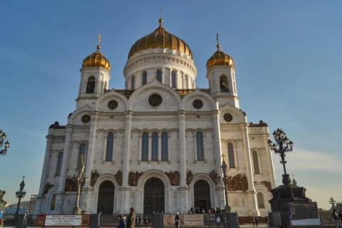 The Cathedral of Christ the Savior. Stock Photos