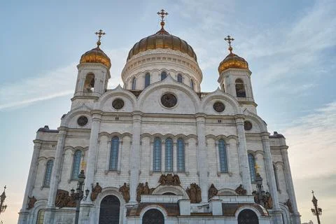The Cathedral of Christ the Savior. Stock Photos