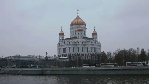 Cathedral of Christ the Saviour Stock Footage 70802929