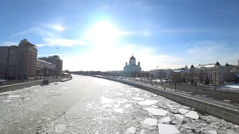 The Cathedral of Christ the Saviour Video stock 87267028