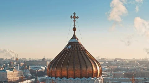 Cathedral of Christ the Saviour Video stock 88458539
