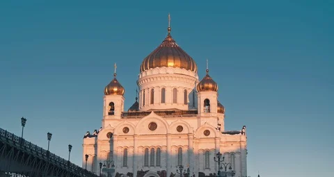 Cathedral of Christ the Saviour Video stock 92960730