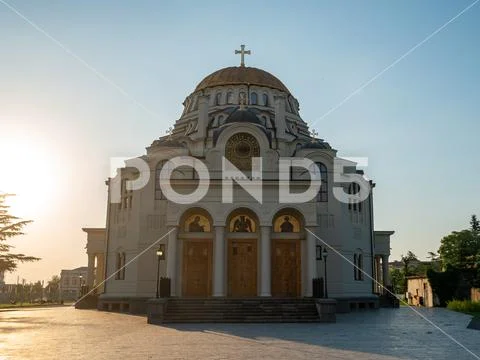 Cathedral Church of Poti, Orthodox Christianity, Samegrelo, Georgia Stock Photos