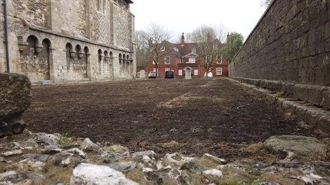 Cathedral Close, Winchester 스톡 동영상 101977900