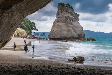 Cathedral Cove Stock Photos