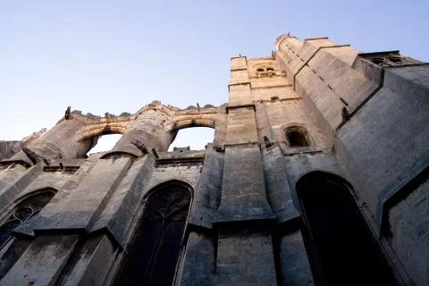 Cathedral of dijon Stock Photos