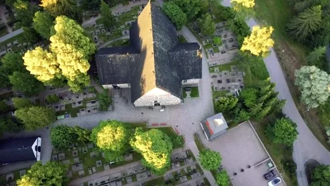 Cathedral of Espoo Stock Footage 201285955