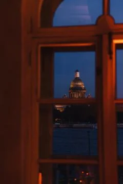 Cathedral in the evening Stock Photos