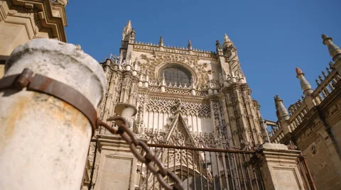 Cathedral facade Stock Footage 42756312