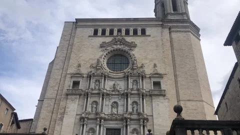 Cathedral of Girona Stock Footage 219811822