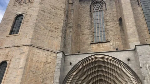 Cathedral of Girona Stock Footage 219811823