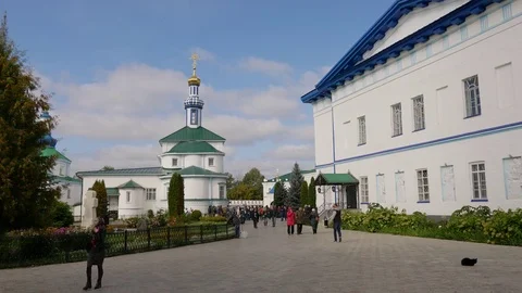 Cathedral of God’s Mother of Georgia. Stock Footage