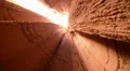 Cathedral Gorge 11 Cathedral Caves Inside Nevada HD Footage