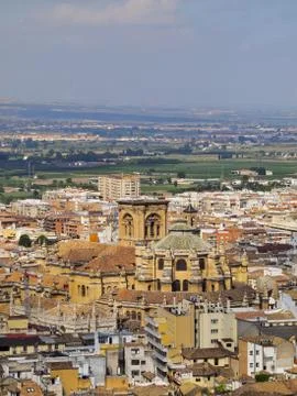 Cathedral in granada, spain Stock Photos