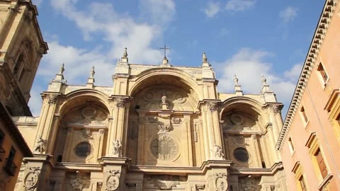 Cathedral of Grenada Stock Footage 136578298