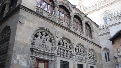 Cathedral of Grenada Stock Footage 136578336