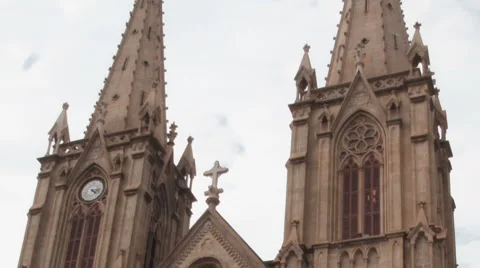 Cathedral in Guangzhou Stock Footage 4682287