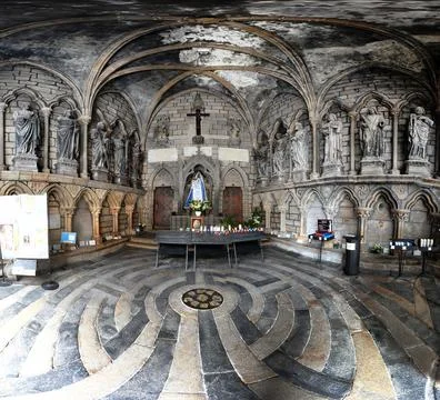 Cathedral of Guingamp Stock Photos
