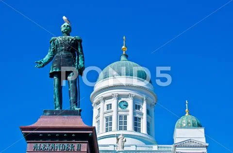 Cathedral of Helsinki Stock Photos