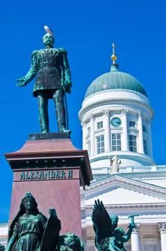 Cathedral of Helsinki Stock Photos