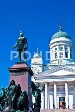 Cathedral of Helsinki Stock Photos