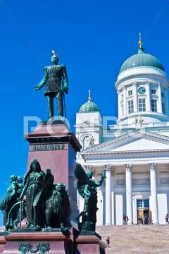 Cathedral of Helsinki Stock Photos