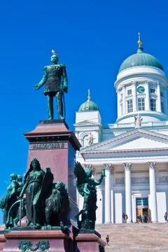 Cathedral of Helsinki Stock Photos