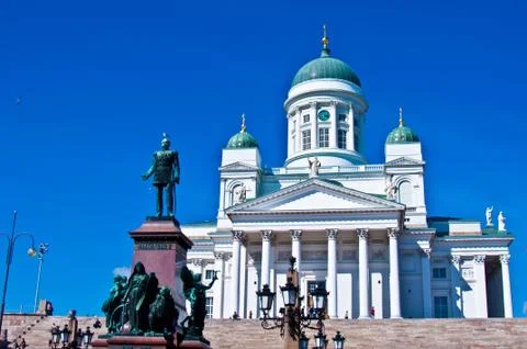 Cathedral of Helsinki Foto stock