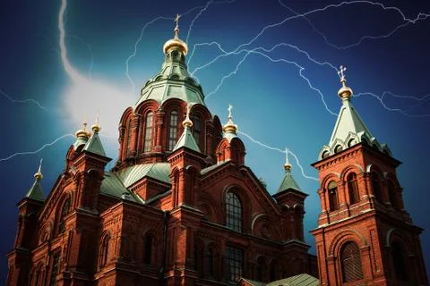 Cathedral in Helsinki Stock Photos