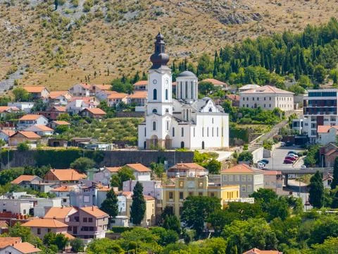 The Cathedral of the Holy Trinity - Mostar Stock Photos