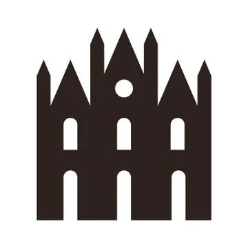 Cathedral icon Stock Illustration