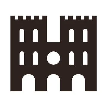Cathedral icon Stock Illustration