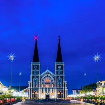Cathedral of the Immaculate Conception Stock Photos