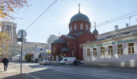 Cathedral of the Intercession of the Holy Virgin 库存照片